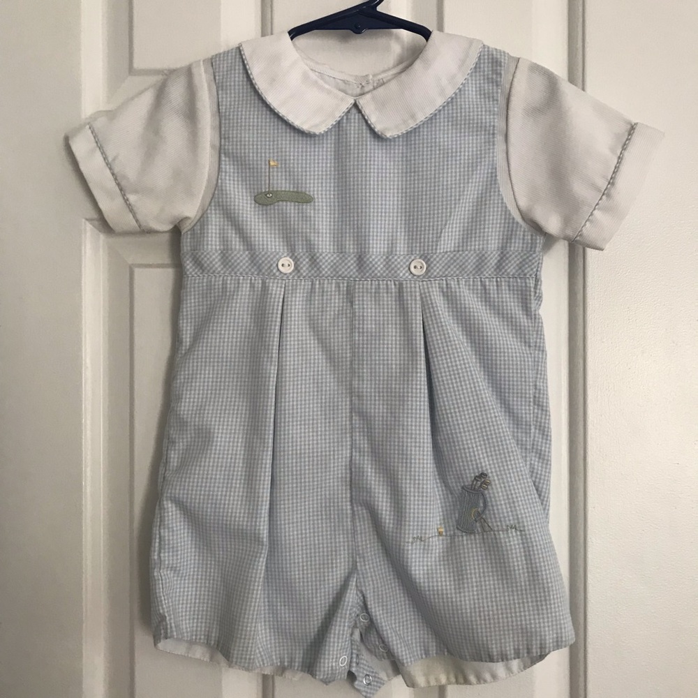 Petit Ami Gold themed Romper